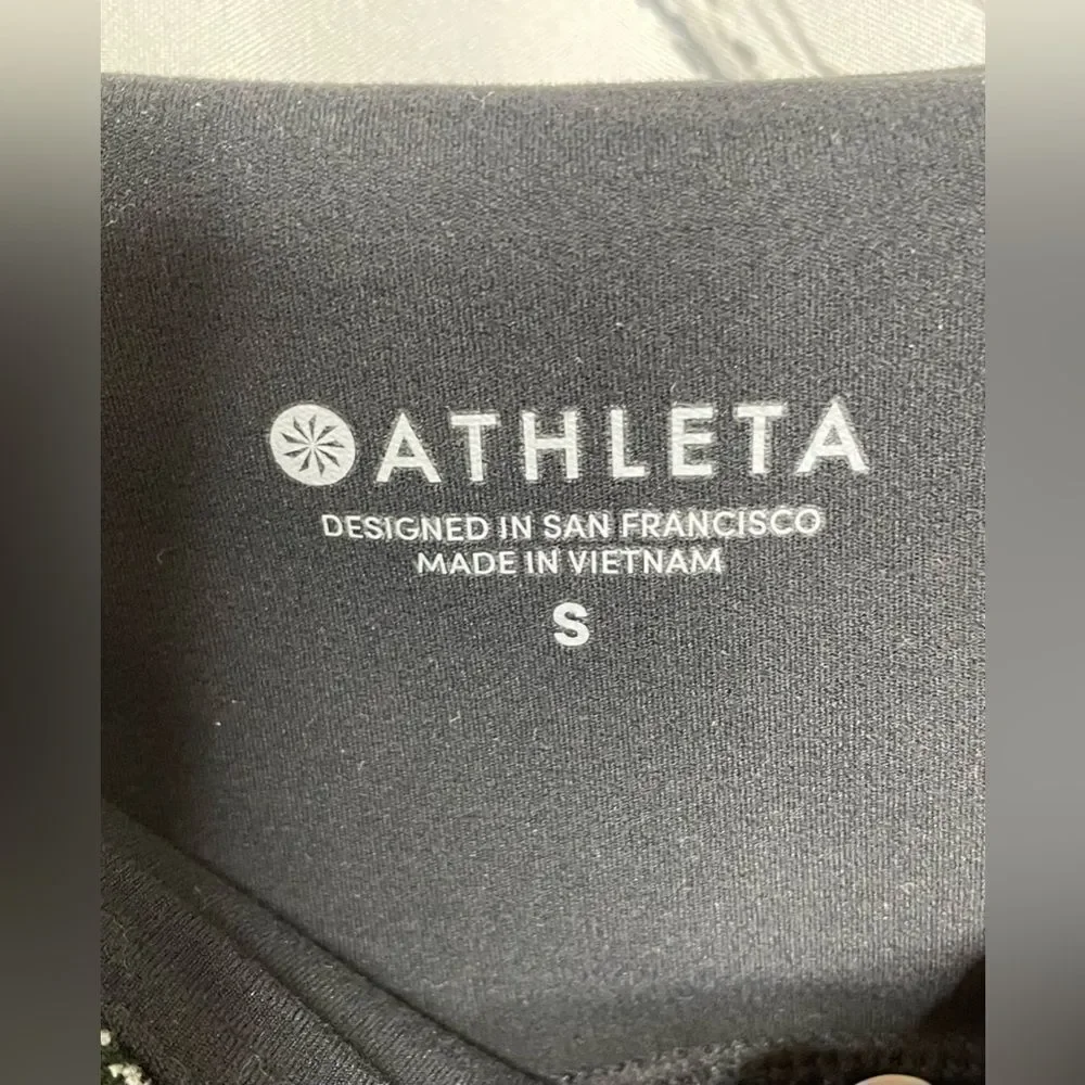 ATHLETA Elation Glades mid-rise black/gray leggings tight S